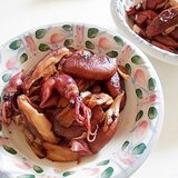 ホタルイカと椎茸と舞茸で　❀　春の炒め物